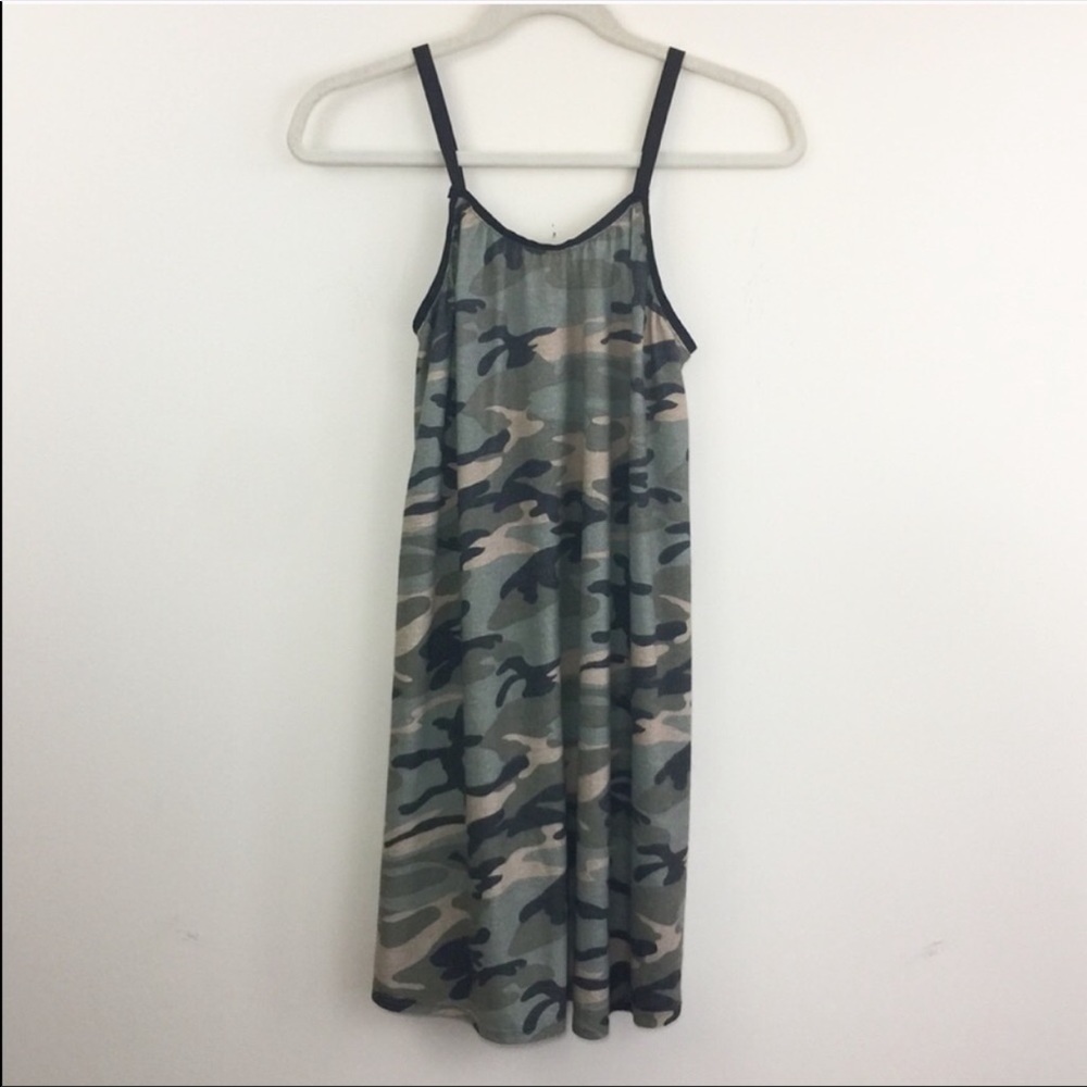 'Cadet Kelly' Camo Tank Mini Dress